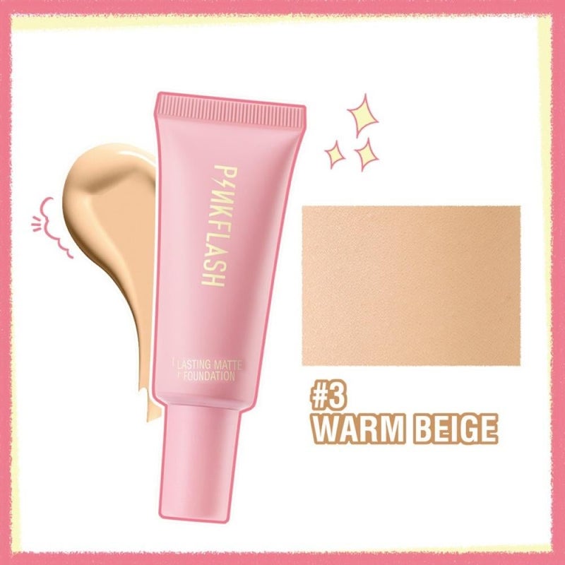 كريم أساس فاونديشن مطفي يدوم طويلاً PF-F03 03 Warm Beige
